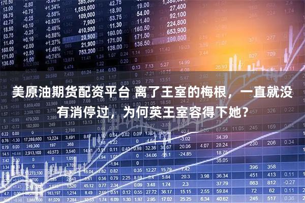 美原油期货配资平台 离了王室的梅根，一直就没有消停过，为何英王室容得下她？